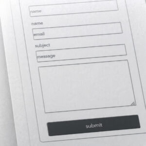 Bild von einem Kontaktformular