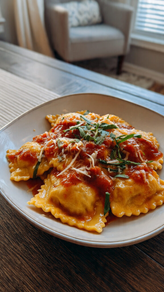 hausgemachte Ravioli